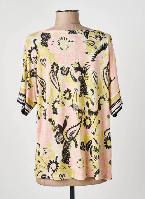 Top elasticitate mâneci scurte roz ANANKE femme