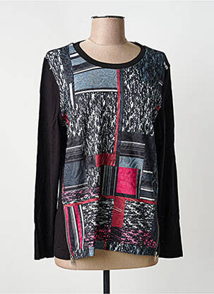 Tricou mâneci lungi mâneci lungi negru GUY DUBOUIS femeie
