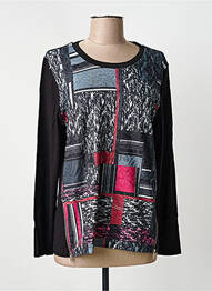 Tricou mâneci lungi mâneci lungi negru GUY DUBOUIS femme