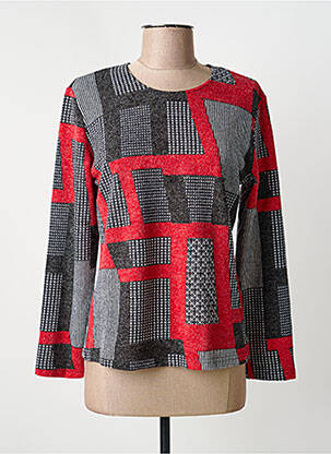 Pulover roșu GUY DUBOUIS femeie