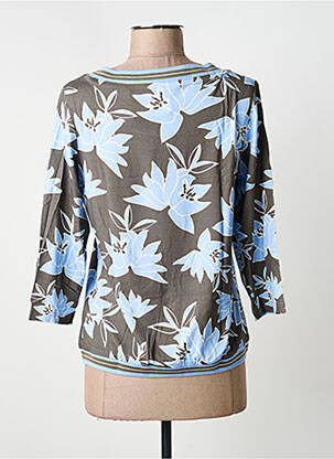 Tricou mâneci 3/4 mâneci 3/4 gri FRANK WALDER femeie