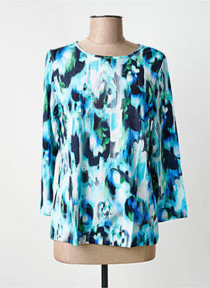 Tricou mâneci 3/4 mâneci 3/4 albastru RABE femeie