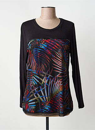 Tricou mâneci lungi mâneci lungi negru GUY DUBOUIS femeie