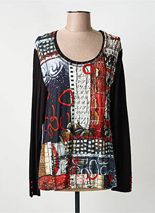 Tricou mâneci lungi mâneci lungi negru DOLCEZZA femeie