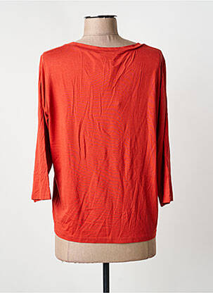 Tricou mâneci 3/4 mâneci 3/4 portocalie FRANK WALDER femeie