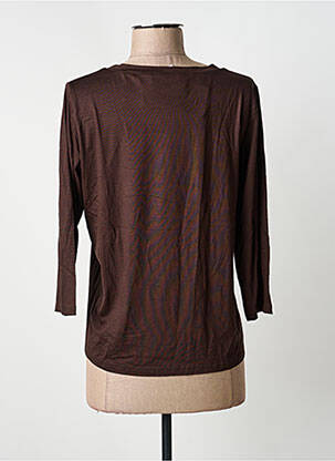 Tricou mâneci 3/4 mâneci 3/4 maro FRANK WALDER femeie