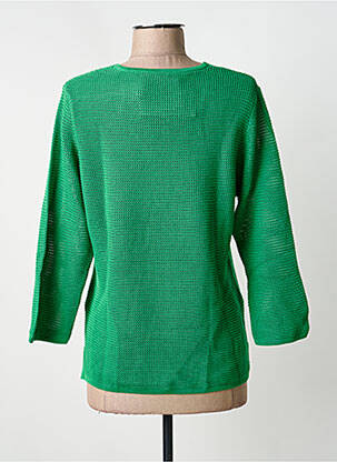 Pulover croială cambrată mâneci 3/4 verde RABE femeie