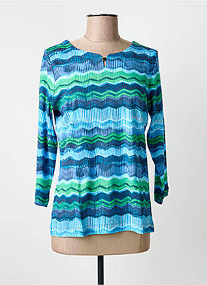 Tricou mâneci 3/4 mâneci 3/4 albastru RABE femeie