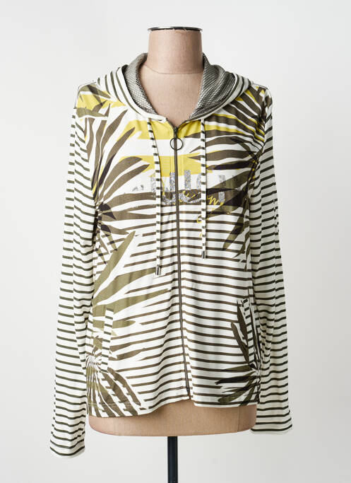 Vestă cu mâneci lungi verde FRANK WALDER femeie