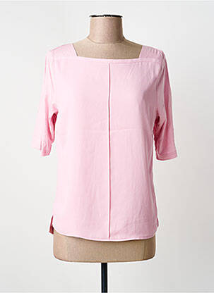 Tricou mâneci 3/4 mâneci 3/4 roz FRANK WALDER femeie