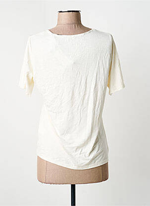 Tricou elasticitate mâneci scurte bej TELMAIL femeie