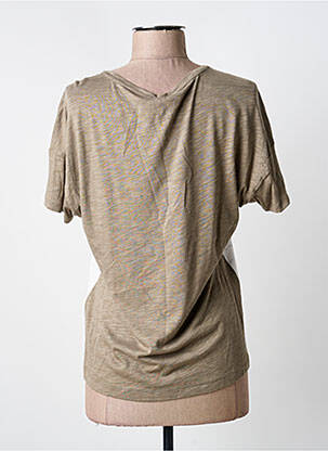 Tricou imprimeu fantezie mâneci scurte verde THOMAS RABE femeie