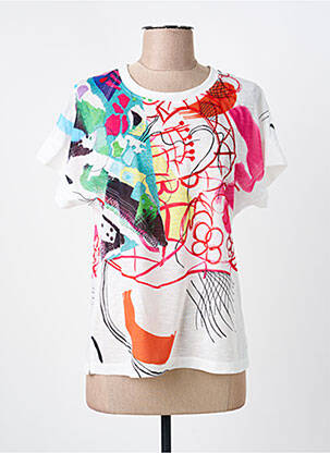 Tricou alb MERI & ESCA femeie