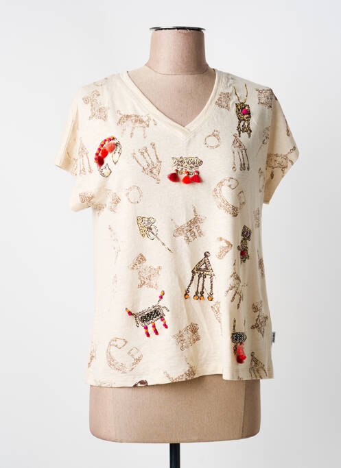 Tricou bej ANANKE femeie