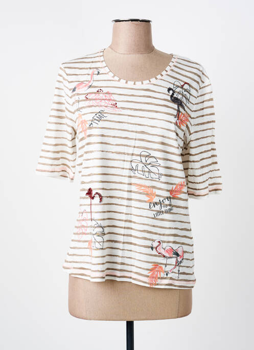 Tricou bej BARBARA LEBEK femeie