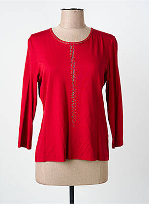 Tricou mâneci 3/4 mâneci 3/4 roșu RABE femeie