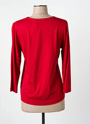 Tricou mâneci 3/4 mâneci 3/4 roșu RABE femeie