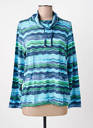 Tricou mâneci lungi mâneci lungi albastru RABE femeie