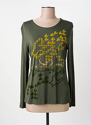 Tricou mâneci lungi mâneci lungi verde BARBARA LEBEK femeie