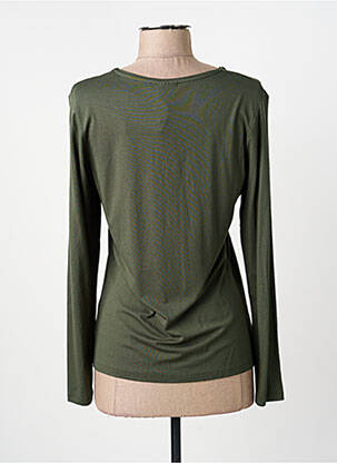Tricou mâneci lungi mâneci lungi verde BARBARA LEBEK femeie