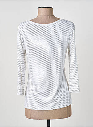 Tricou mâneci 3/4 mâneci 3/4 alb ANANKE femeie