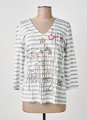 Tricou alb FRANK WALDER femeie