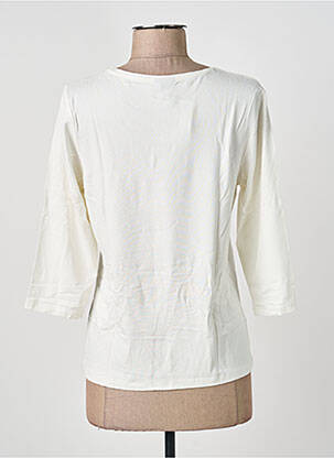 Tricou mâneci 3/4 mâneci 3/4 alb BARBARA LEBEK femeie