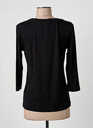 Tricou mâneci 3/4 mâneci 3/4 negru ANANKE femeie