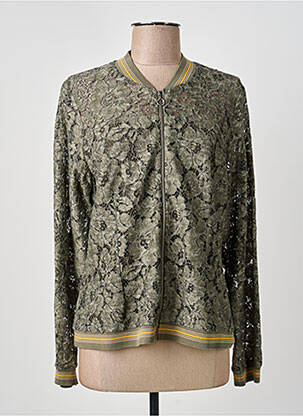 Jachete casual guler rotund verde MERI & ESCA femeie