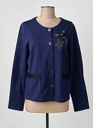 Jachete casual guler rotund albastru BETTY BARCLAY femme