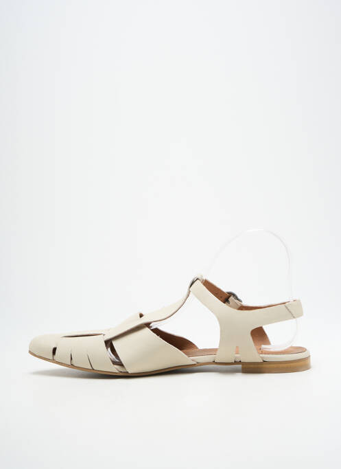 Sandale/pantofi decupați chiquet toc plat până la 3 cm bej HEINE femme