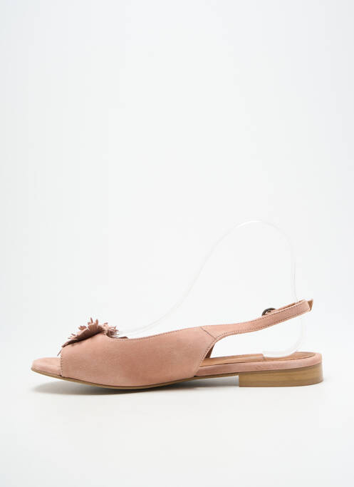 Sandale/pantofi decupați chiquet toc plat până la 3 cm roz HEINE femme