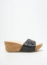 Mulete/saboți vârf deschis toc de 4 la 6 cm negru ANDREA CONTI femme