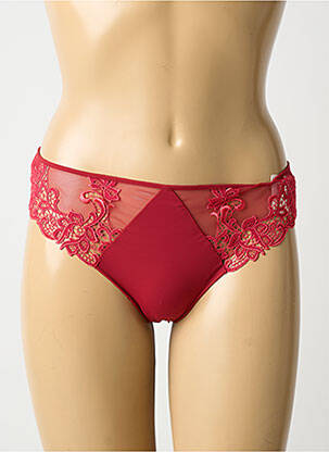 Tanga elasticitate roșu SIMONE PERELE femeie