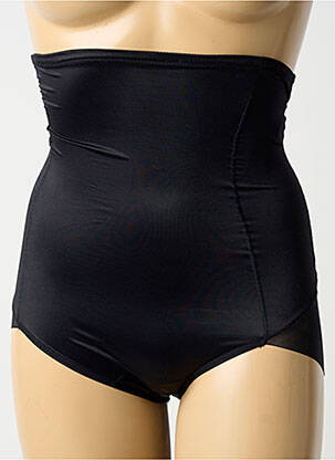 Chilot modelator țesătură poplin negru JANIRA femme