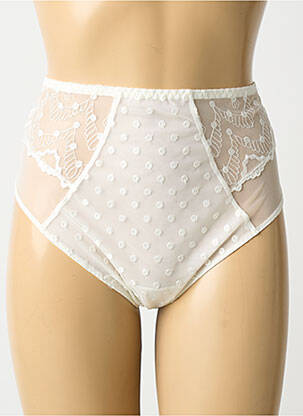 Chilot cu talie înaltă ușoară și transparentă alb ANTIGEL femme