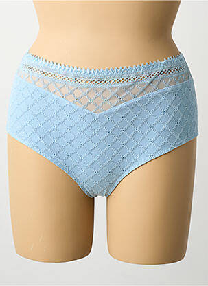 Chilot cu talie înaltă elasticitate albastru LOUISA BRACQ femme