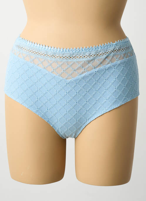 Chilot cu talie înaltă elasticitate albastru LOUISA BRACQ femme