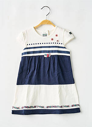 Rochie midi albastru ELLE EST OU LA MER fată