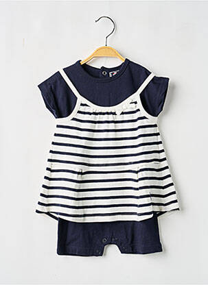 Salopetă-pantalon albastru ELLE EST OU LA MER fată