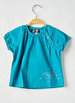 Bluză albastru ELLE EST OU LA MER fată