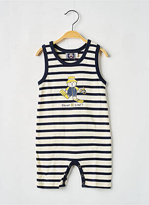 Salopetă scurtă albastru ELLE EST OU LA MER băiat