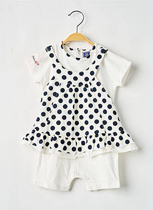 Salopetă-pantalon albastru ELLE EST OU LA MER fată