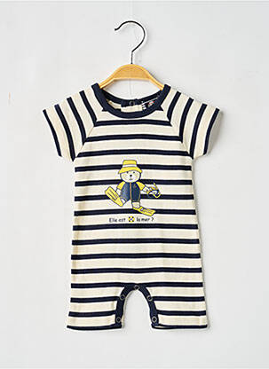 Salopetă scurtă albastru ELLE EST OU LA MER băiat