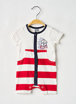 Salopetă scurtă roșu ELLE EST OU LA MER băiat