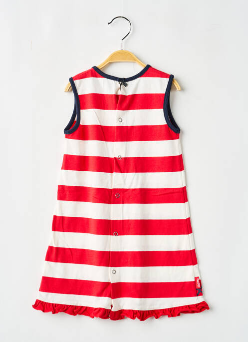 Rochie midi roșu ELLE EST OU LA MER fată