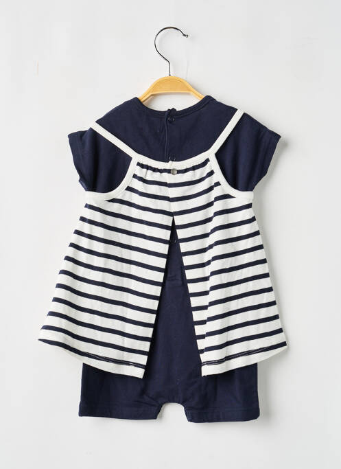 Salopetă-pantalon albastru ELLE EST OU LA MER fată