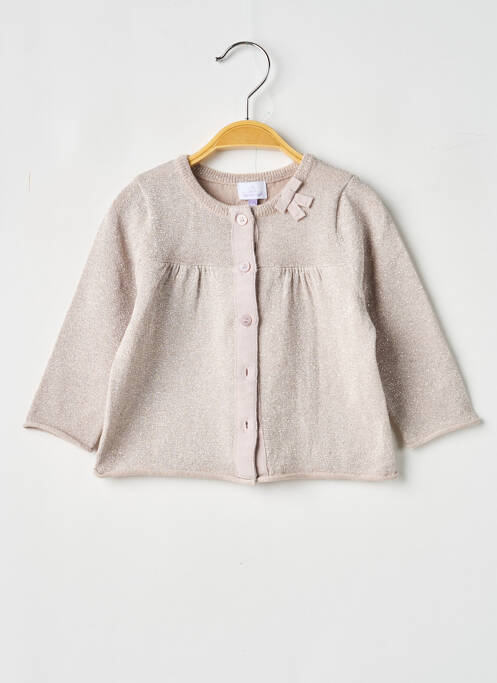 Vestă cu mâneci lungi argintiu COUDEMAIL fată