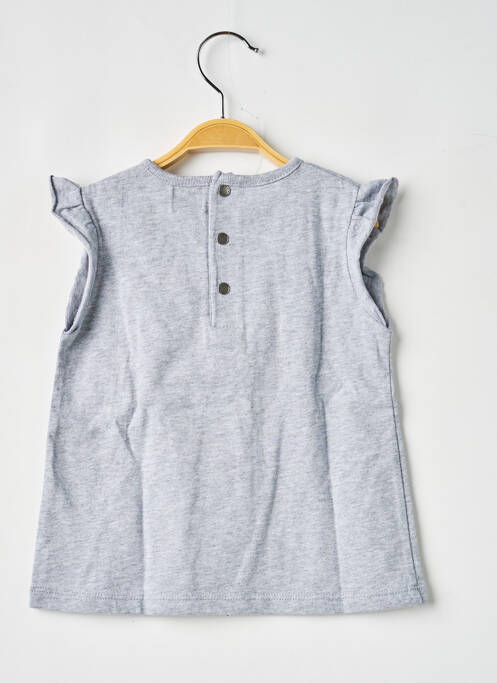 Tricou gri ELLE EST OU LA MER fată