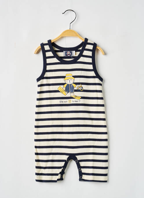 Salopetă scurtă albastru ELLE EST OU LA MER băiat